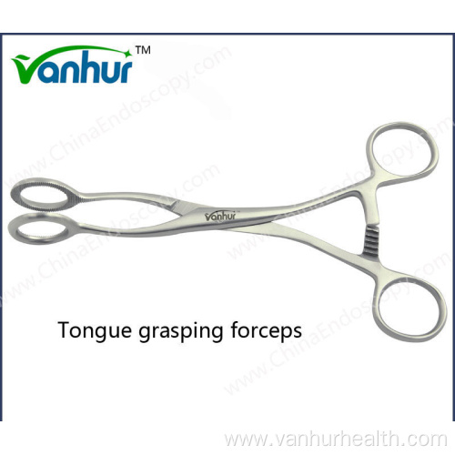 E. N. T Laryngoscopy Instruments Tongue Grasping Forceps